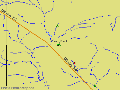 Deer Park, Washington environmental map by EPA