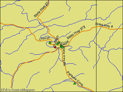 Palouse, Washington environmental map by EPA