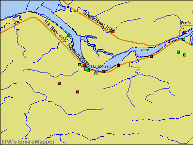 South Bend, Washington environmental map by EPA