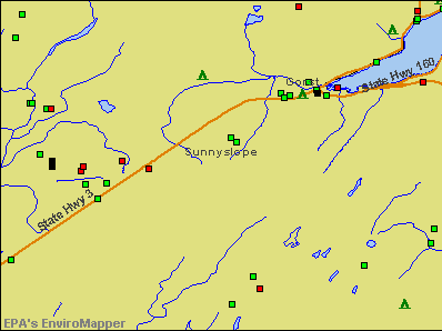 Sunnyslope, Washington environmental map by EPA