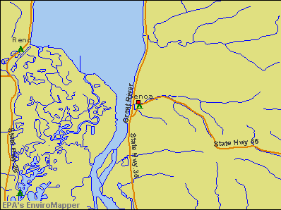 Genoa, Wisconsin environmental map by EPA