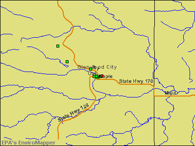 Glenwood City, Wisconsin environmental map by EPA