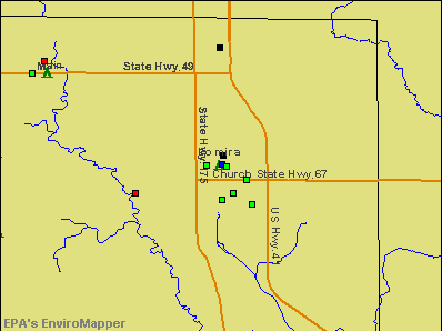 Lomira, Wisconsin environmental map by EPA