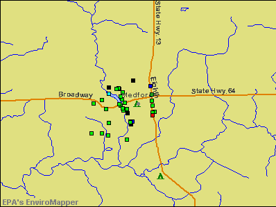 Medford, Wisconsin environmental map by EPA
