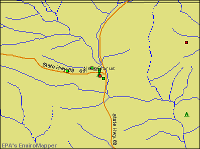 New Glarus, Wisconsin environmental map by EPA