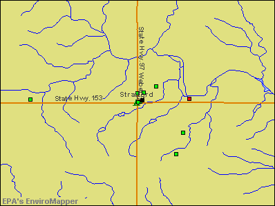 Stratford, Wisconsin environmental map by EPA