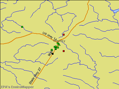 Westby, Wisconsin environmental map by EPA