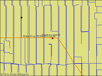 Westmorland, California environmental map by EPA