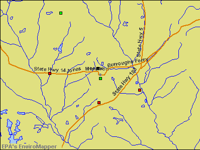 Marion, Alabama environmental map by EPA