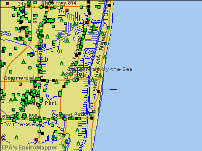 Lauderdale-by-the-Sea, Florida environmental map by EPA