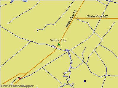 White City, Florida environmental map by EPA