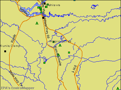 Waipio Acres, Hawaii environmental map by EPA