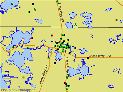 Antioch, Illinois environmental map by EPA