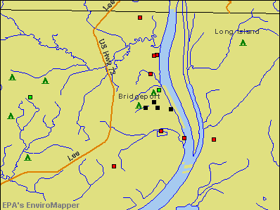Bridgeport, Alabama environmental map by EPA