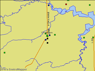 Chatham, Illinois environmental map by EPA