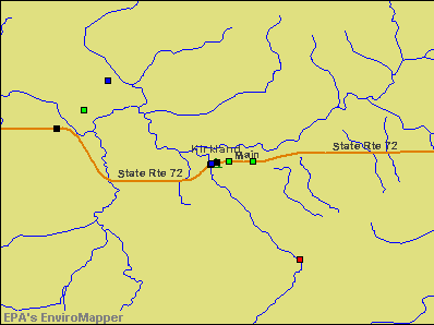 Kirkland, Illinois environmental map by EPA
