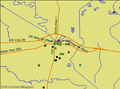 Lawrenceville, Illinois environmental map by EPA
