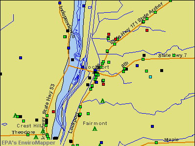 Lockport, Illinois environmental map by EPA