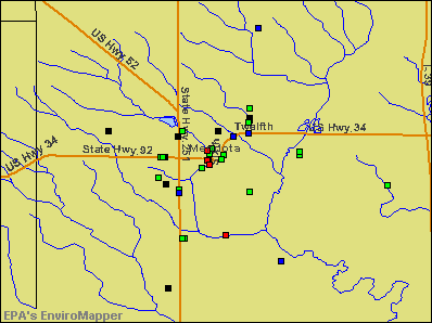 Mendota, Illinois environmental map by EPA