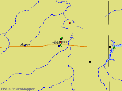 Pawnee, Illinois environmental map by EPA