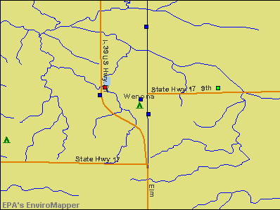 Wenona, Illinois environmental map by EPA