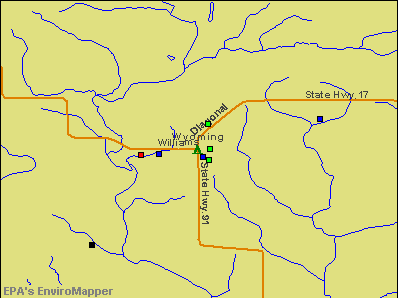 Wyoming, Illinois environmental map by EPA