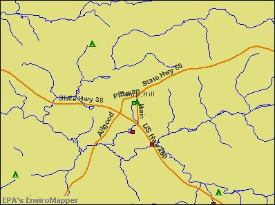 Camp Hill, Alabama environmental map by EPA