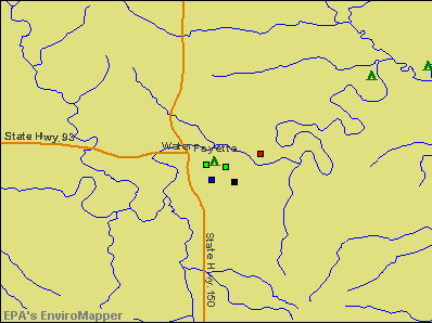 Fayette, Iowa environmental map by EPA