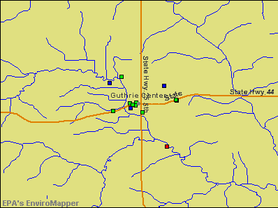 Guthrie Center, Iowa environmental map by EPA