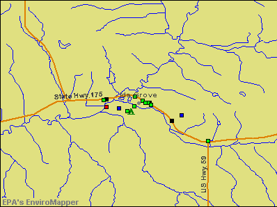 Ida Grove, Iowa environmental map by EPA