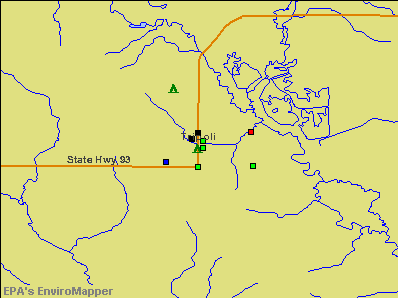 Tripoli, Iowa environmental map by EPA