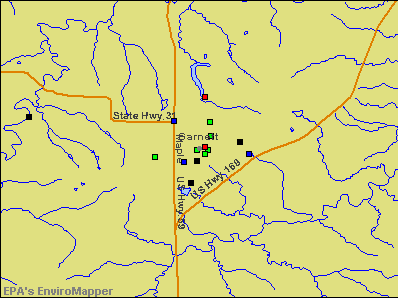 Garnett, Kansas environmental map by EPA