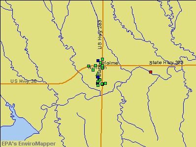 Norton, Kansas environmental map by EPA