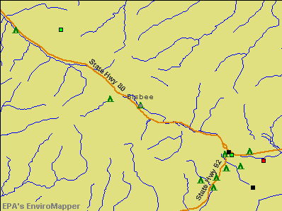 Bisbee, Arizona environmental map by EPA