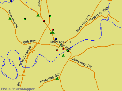 Munfordville, Kentucky environmental map by EPA