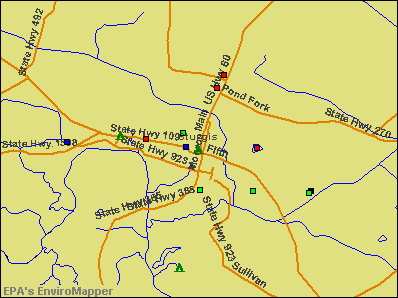 Sturgis, Kentucky environmental map by EPA