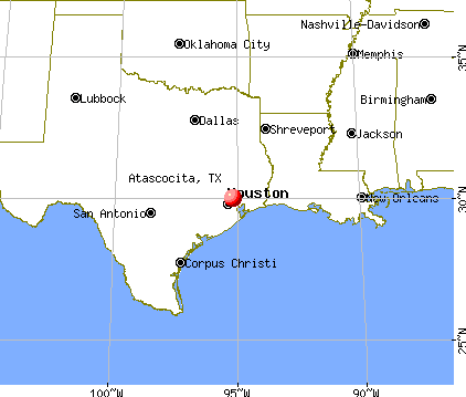 Atascocita, Texas map