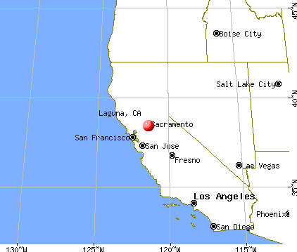 Laguna, California map
