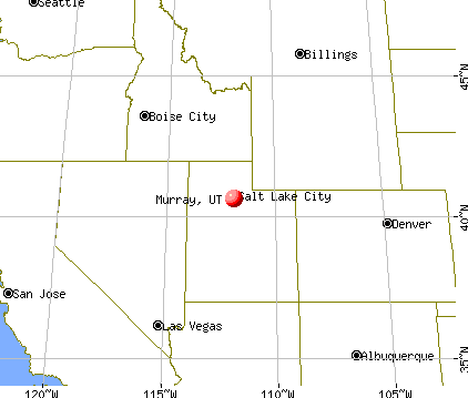 Murray, Utah map