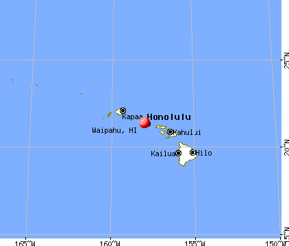 Waipahu, Hawaii map