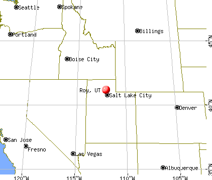 Roy, Utah map