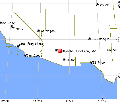 Apache Junction, Arizona map