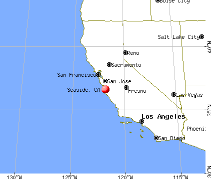 Seaside, California map