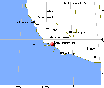 Moorpark, California map