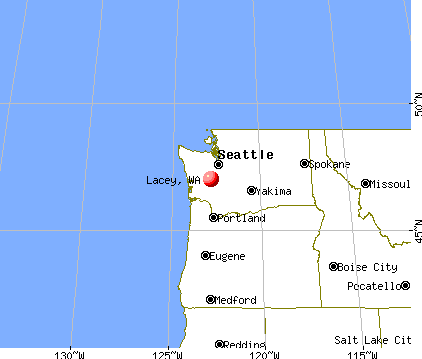 Lacey, Washington map