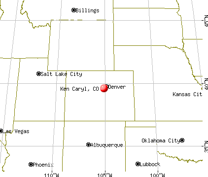 Ken Caryl, Colorado map