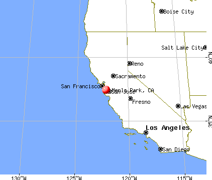 Menlo Park, California map