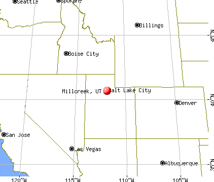 Millcreek, Utah map