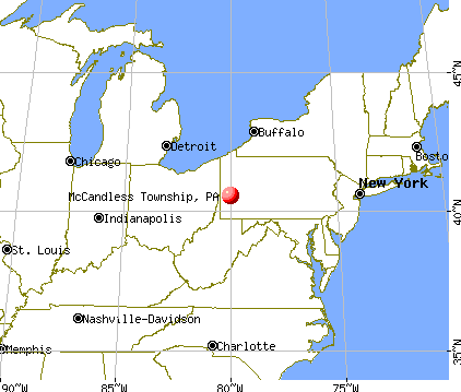McCandless Township, Pennsylvania map