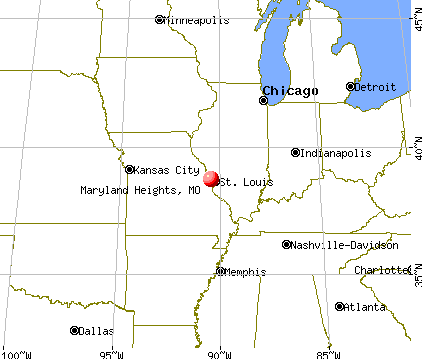 Maryland Heights, Missouri map